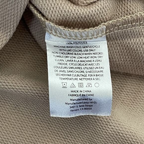 NYDJ Tank Top Tan Sleeveless V-Neck Stretch Size 0X 1X - Picture 4 of 5